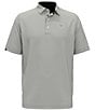 Color:Caviar - Image 1 - Big & Tall Trademark Printed Short Sleeve Golf Polo Shirt
