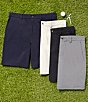 Callaway Classic Fit Flat Front Opti-Stretch Active Waistband Solid 9#double; Inseam Shorts, Color:Quiet Shade - Image 4