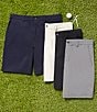 Color:Night Sky - Image 6 - Classic Fit Flat Front Opti-Stretch Active Waistband Solid 9#double; Inseam Shorts