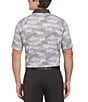 Color:Asphalt - Image 2 - Cluster Print Golf Short Sleeve Polo Shirt