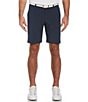 Color:Deep Navy Heather - Image 1 - EverPlay Performance 9#double; Inseam Golf Shorts