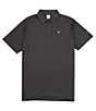 Color:Asphalt - Image 1 - Golf Big & Tall Solid Swing Tech™ Stretch Short-Sleeve Polo Shirt