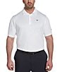 Color:Bright White - Image 1 - Golf Big & Tall Solid Swingtech Stretch Short-Sleeve Polo Shirt