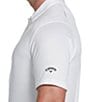Color:Bright White - Image 3 - Golf Big & Tall Solid Swingtech Stretch Short-Sleeve Polo Shirt