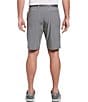 Color:Dark Grey Heather - Image 2 - Horizontal Textured 10#double; Inseam Opti-Dri™ Stretch Shorts