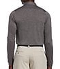 Color:Quiet Shade Heather - Image 2 - Long Sleeve Swing Tech™ Polo Shirt