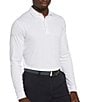 Color:Bright White - Image 1 - Long Sleeve Swing Tech™ Polo Shirt