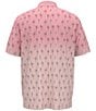 Color:Candy Pink - Image 2 - Ombre Mojito Print Short Sleeve Polo Golf Shirt