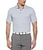 Callaway Short Sleeve Printed Polo Golf Shirt, Color:Flint Stone - Image 1