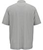 Color:Peacoat - Image 2 - Short Sleeve Printed Polo Golf Shirt