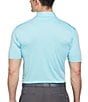 Color:Antigua Sand - Image 2 - Short Sleeve Solid Knit Polo Shirt