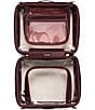 CalPak Medium Clear Cosmetics Case, Color:Glazed Dark Cherry - Image 2