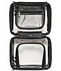 CalPak Medium Clear Cosmetics Case, Color:Glazed Black - Image 2