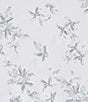 Calvin Klein Abstract Floral Printed Cotton Sateen Sheet Set, Color:Grey - Image 5