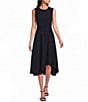 Calvin Klein Aerowash Sleeveless Hi-Low Midi Dress - Image 1