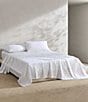 Calvin Klein Airy Botanical 300-Thread Count Sateen Sheet Set, Color:Pale Blue - Image 3