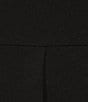 Color:Black - Image 3 - Asymmetrical Neck and Sleeve Scuba Crepe Jumpsuit