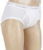 Color:White - Image 1 - Big & Tall Cotton Classic Briefs 3-Pack