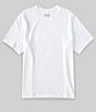 Color:White - Image 2 - Big & Tall Cotton Classic Short Sleeve Crew Neck T-Shirts 3-Pack