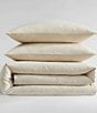 Calvin Klein Branching Leaves Cotton Mini Comforter Set, Color:Cream - Image 5