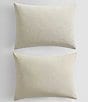 Calvin Klein Branching Leaves Cotton Mini Comforter Set, Color:Cream - Image 6