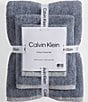 Color:Demin - Image 2 - Captivate Demin Cotton Terry 3 Piece Bath Towel Set