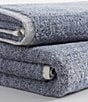 Color:Demin - Image 4 - Captivate Demin Cotton Terry 3 Piece Bath Towel Set