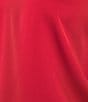 Calvin Klein Charmeuse Deep V-Neck Long Sleeve Blouse, Color:Cherry Red - Image 5