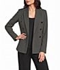 Calvin Klein Coordinating Double Breasted Notch Lapel Neck Long Sleeve Blazer - Image 1