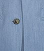 Calvin Klein Coordinating Indigo Twill Peak Lapel 2 Button Jacket - Image 4