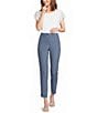 Calvin Klein Coordinating Lux Slim Leg Ankle Pants - Image 3