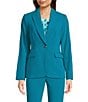 Calvin Klein Coordinating Notch Lapel Long Sleeve One Button Jacket - Image 1