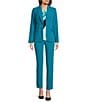 Calvin Klein Coordinating Notch Lapel Long Sleeve One Button Jacket - Image 4