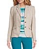 Calvin Klein Coordinating Notch Lapel Long Sleeve Three Button Jacket - Image 1