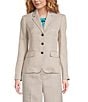 Calvin Klein Coordinating Notch Lapel Long Sleeve Three Button Jacket - Image 2
