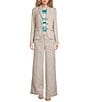Calvin Klein Coordinating Notch Lapel Long Sleeve Three Button Jacket - Image 4