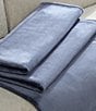 Color:Slate Blue - Image 5 - Core Plush Solid Bed Blanket
