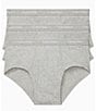 Color:Grey Heather - Image 2 - Cotton Classic Briefs 3-Pack