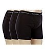 Color:Black - Image 1 - Cotton Classic Solid Boxer Briefs 3-Pack