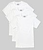 Color:White - Image 1 - Cotton Classics Solid Crew Neck T-Shirts 3-Pack