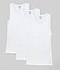 Color:White - Image 1 - Cotton Classics Solid Tanks 3-Pack