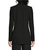 Calvin Klein Crepe De Chine Open Front Long Sleeve Jacket - Image 2
