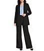 Calvin Klein Crepe De Chine Open Front Long Sleeve Jacket - Image 3