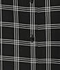 Color:Black Pristine - Image 5 - Crepe de Chine Y-Neck Long Sleeve Button-Front Top