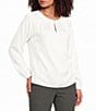 Calvin Klein Crew Neck Raglan Sleeve Blouse - Image 1