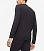 Color:Black - Image 2 - Eco-Conscious Long-Sleeve Lounge Sweatshirt