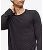 Color:Black - Image 3 - Eco-Conscious Long-Sleeve Lounge Sweatshirt