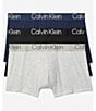 Color:Black/Blue Shadow/Grey Heather - Image 1 - Eco-Conscious Trunks 3-Pack