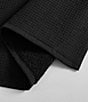 Color:Black - Image 3 - Eternity Solid Cotton Terry 3 Piece Bath Towel Set