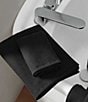 Color:Black - Image 5 - Eternity Solid Cotton Terry 3 Piece Bath Towel Set